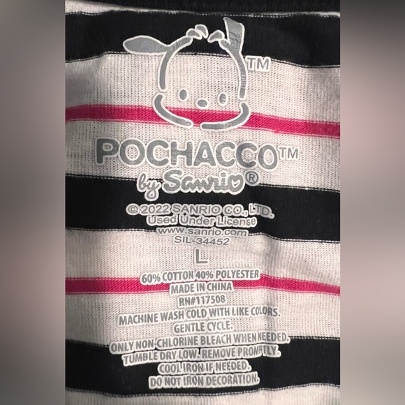 Sanrio women’s crop top- Pochacco size large/ Great used condition - Picture 2 of 3